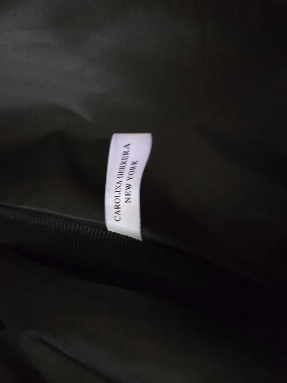 Carolina Herrera Unisex Black Travel Briefcase Weekender Bag Crossbody